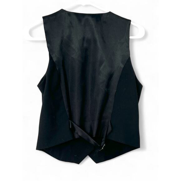 Vintage Y2K 2000' Express | 10 | Vest Women's Fitted Pleated Sleeveless Top Tank - Picture 2 of 3